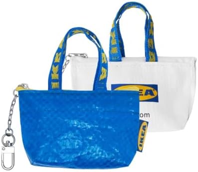 Amazon.com: IKEA Key & Coin Purse KNOLIG Bag Small Blue with One